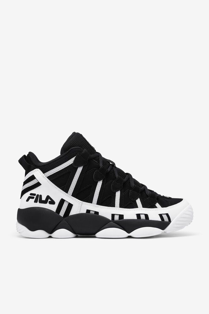 Fila Stackhouse Spaghetti Trainers White/Black - Mens - 01295XIBJ